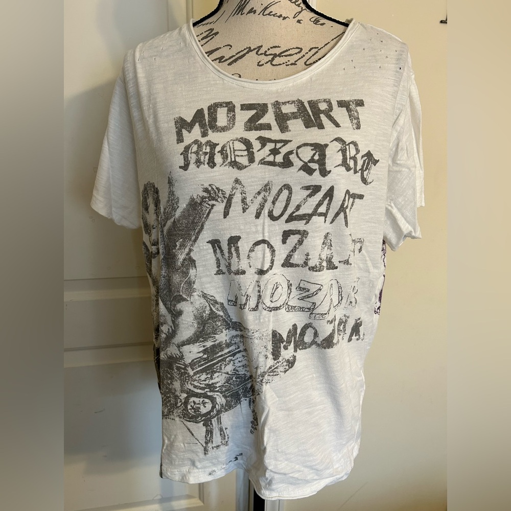 Magnolia Pearl Cream Mozart Graphic Tee - Picture 2 of 8